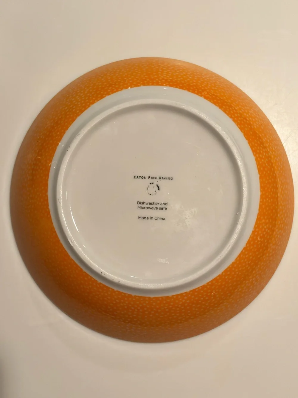 Eaton Fine Dining Orange Citrus Slice 8” Bowl Retro Mod Kitchen